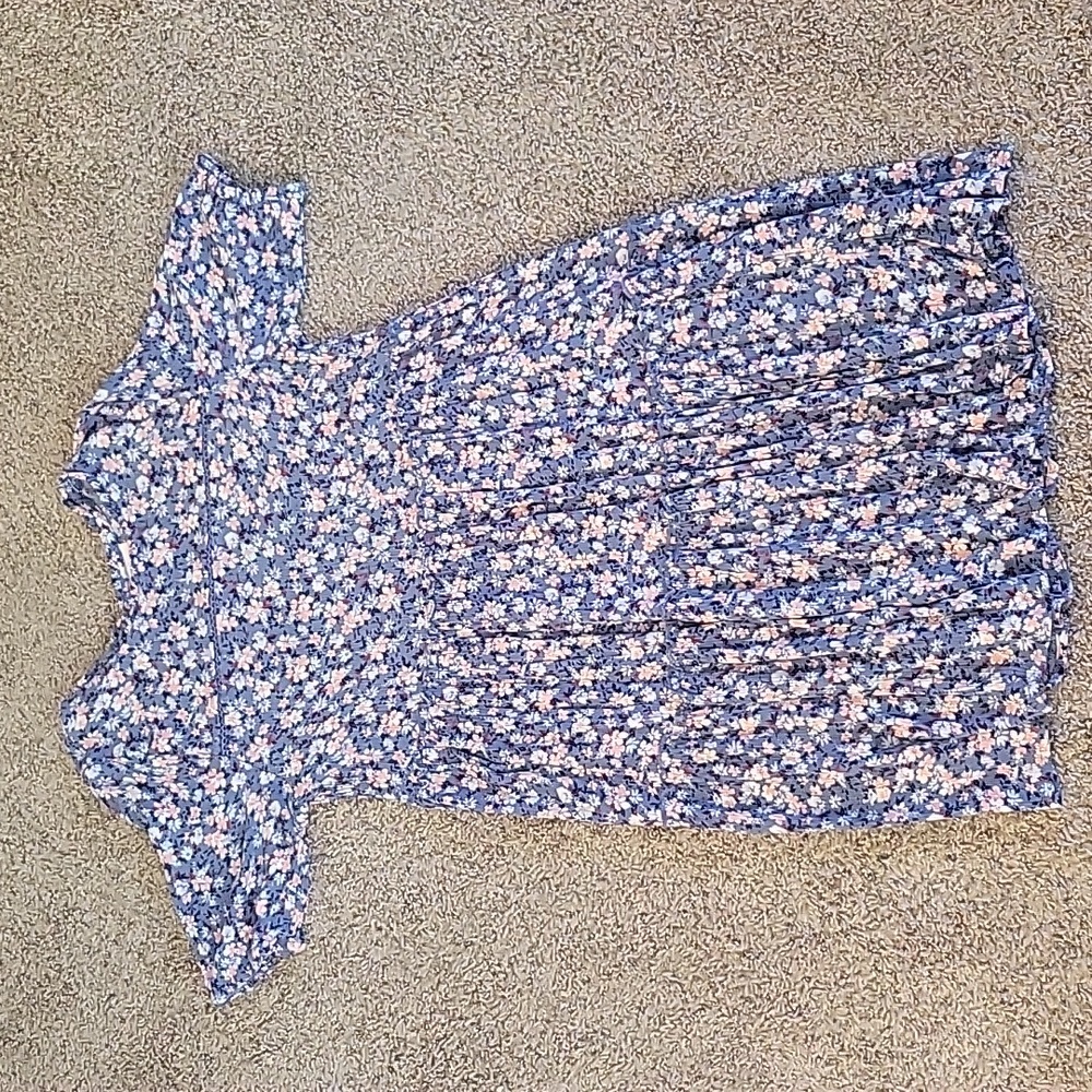 Blue Floral Dress